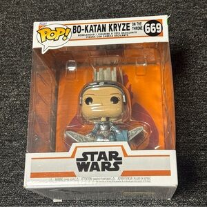 Funko Bo-Katan‎ Kryze on Throne Figure- New in box- some wear/damage on box.